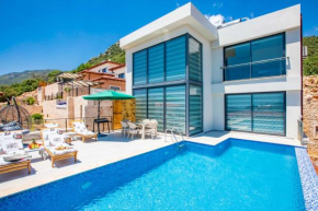 Ravishing Duplex Villa with Sauna Private Pool Mountain and Sea View Ideal for Relaxing and Fun in Kas